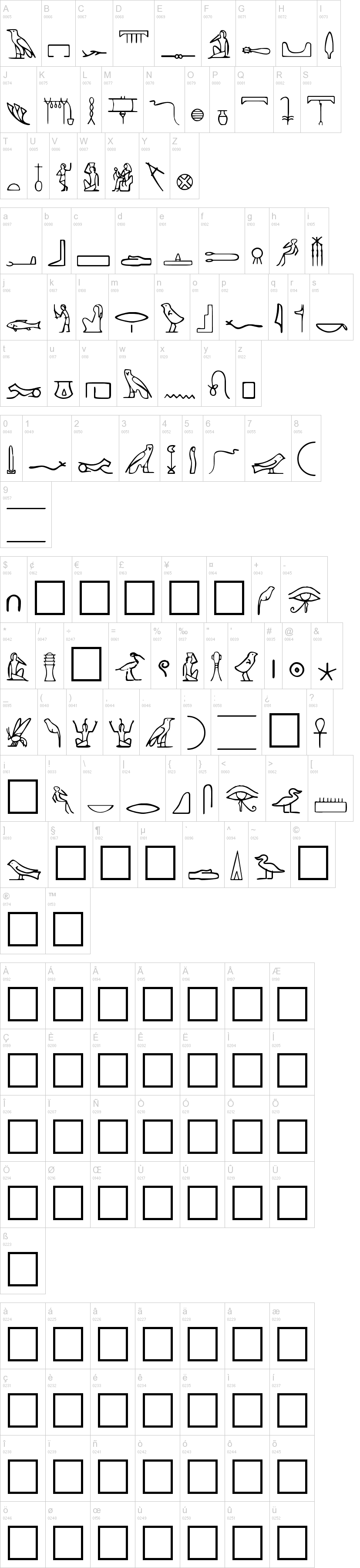 Pharaoh Glyph