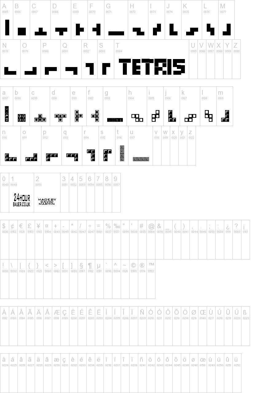 Tetris Blocks