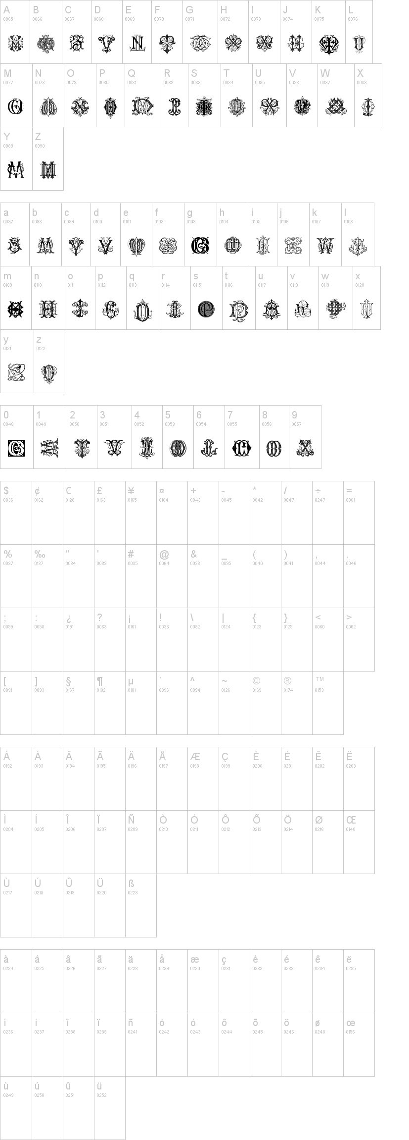 Intellecta Monograms Random Samples Three