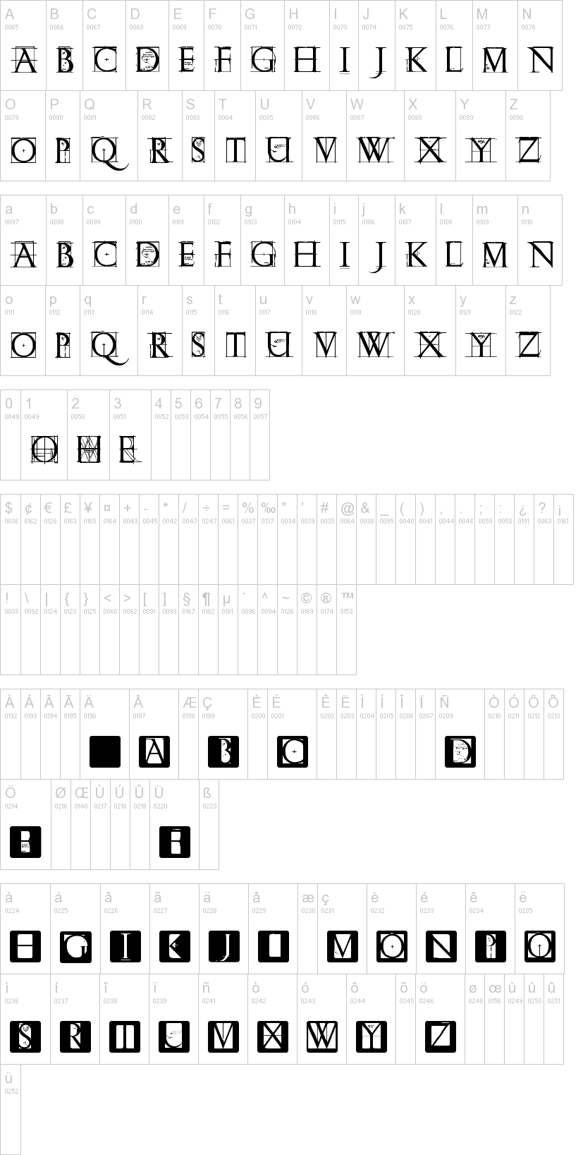 Roman Grid Caps