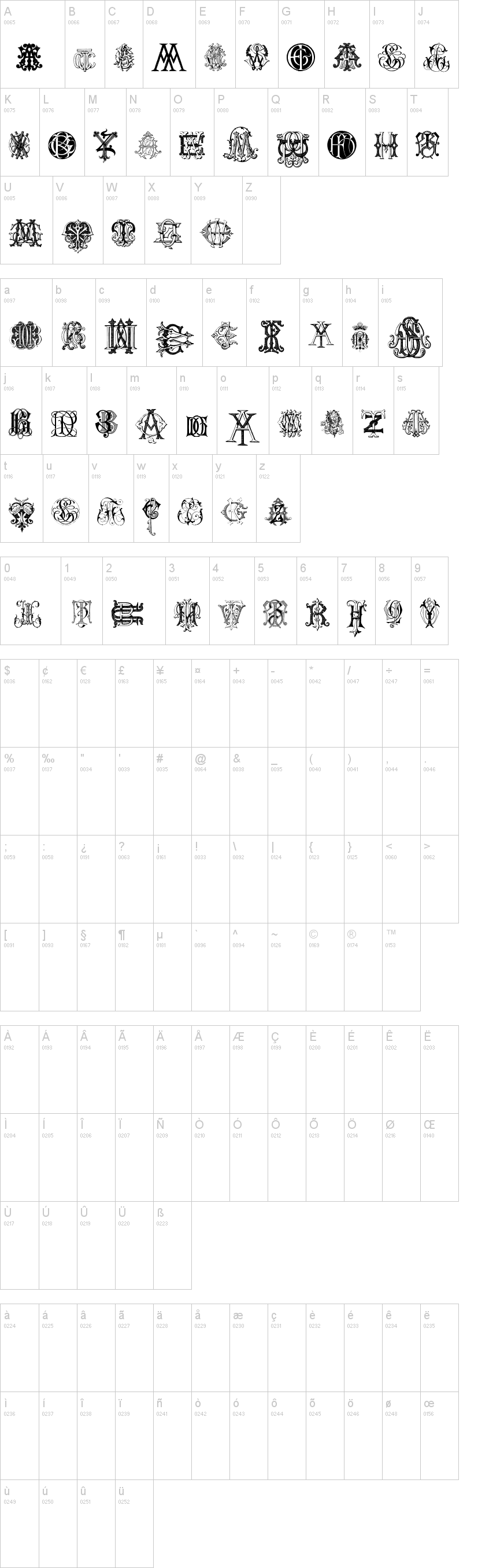 Intellecta Monograms Random Samples Two