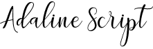 Adaline Script