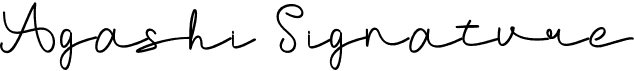 Agashi Signature