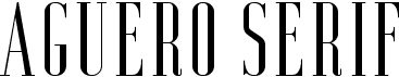 Aguero Serif