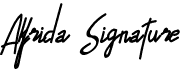 Alfrida Signature