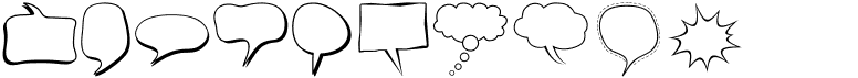 Alin Speech Bubbles