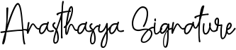 Anasthasya Signature