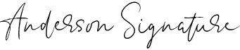 Anderson Signature