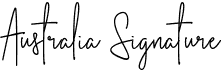 Australia Signature