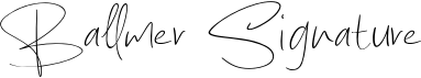 Ballmer Signature