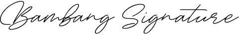 Bambang Signature