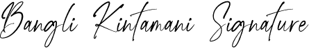 Bangli Kintamani Signature