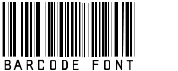 Barcode Font