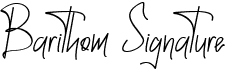 Barithom Signature