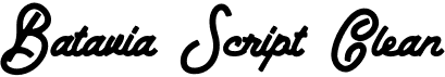 Batavia Script Clean