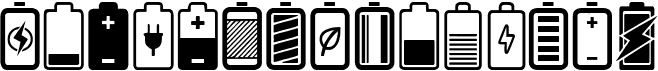 Battery Icons