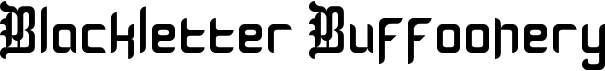 Blackletter Buffoonery