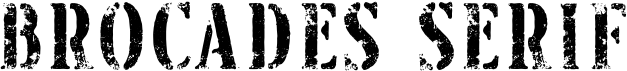 Brocades Serif