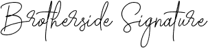 Brotherside Signature