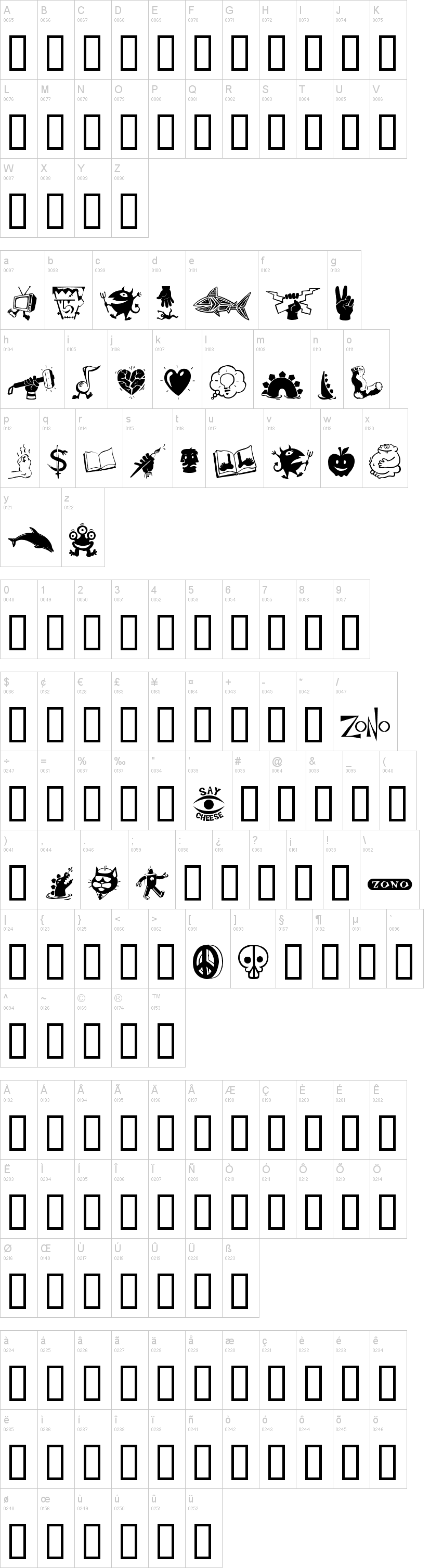 Zono Dingbats