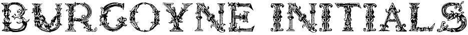 Burgoyne Initials