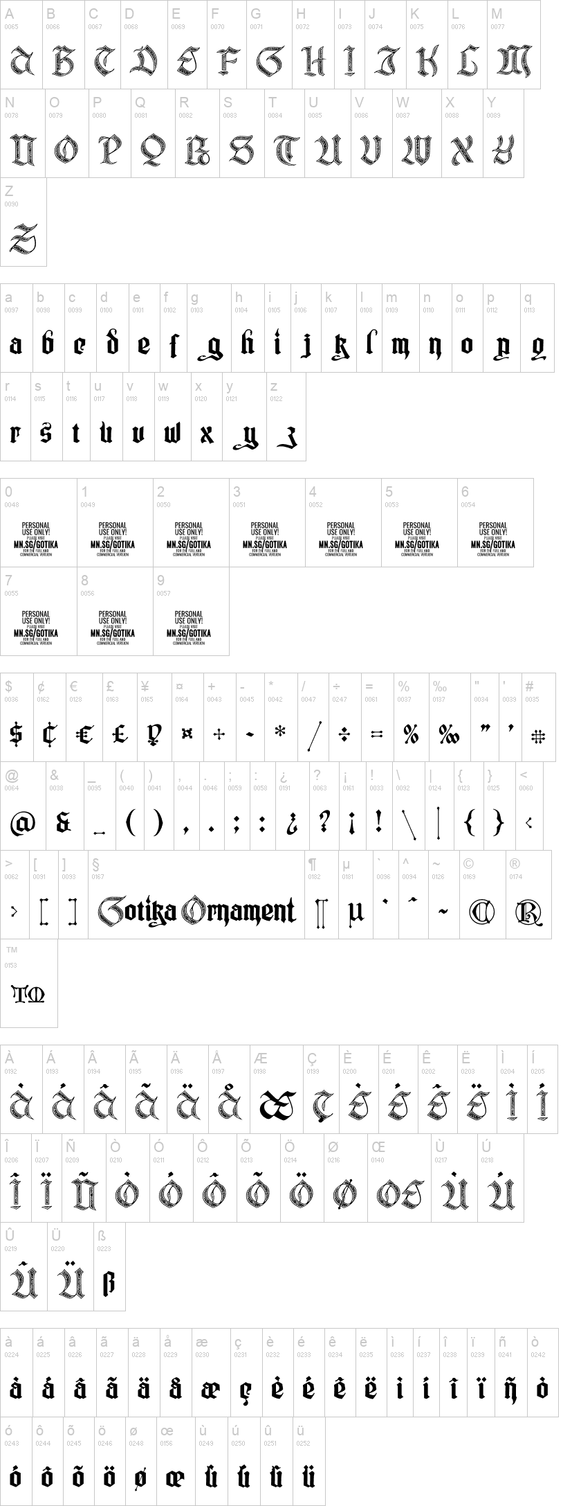 Gotika Ornament