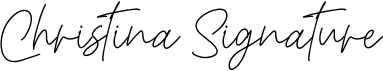 Christina Signature