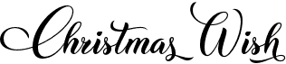 Christmas Wish Calligraphy