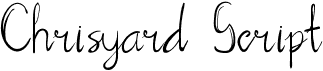 Chrisyard Script