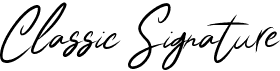 Classic Signature