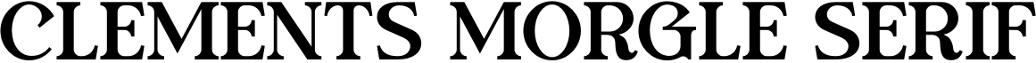 Clements Morgle Serif