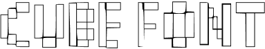 Cube Font