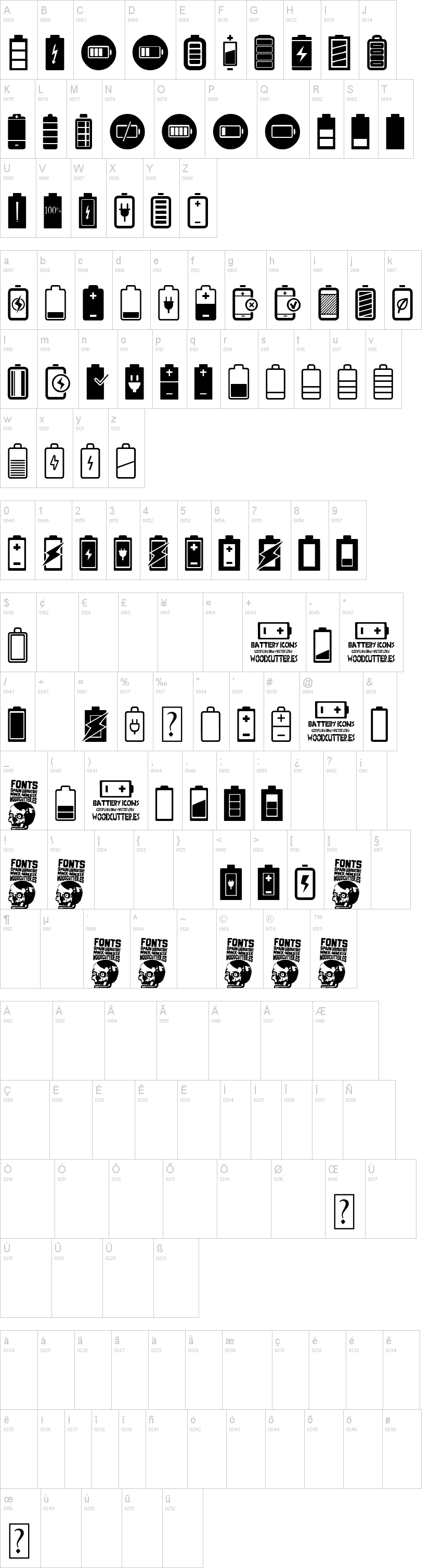 Battery Icons