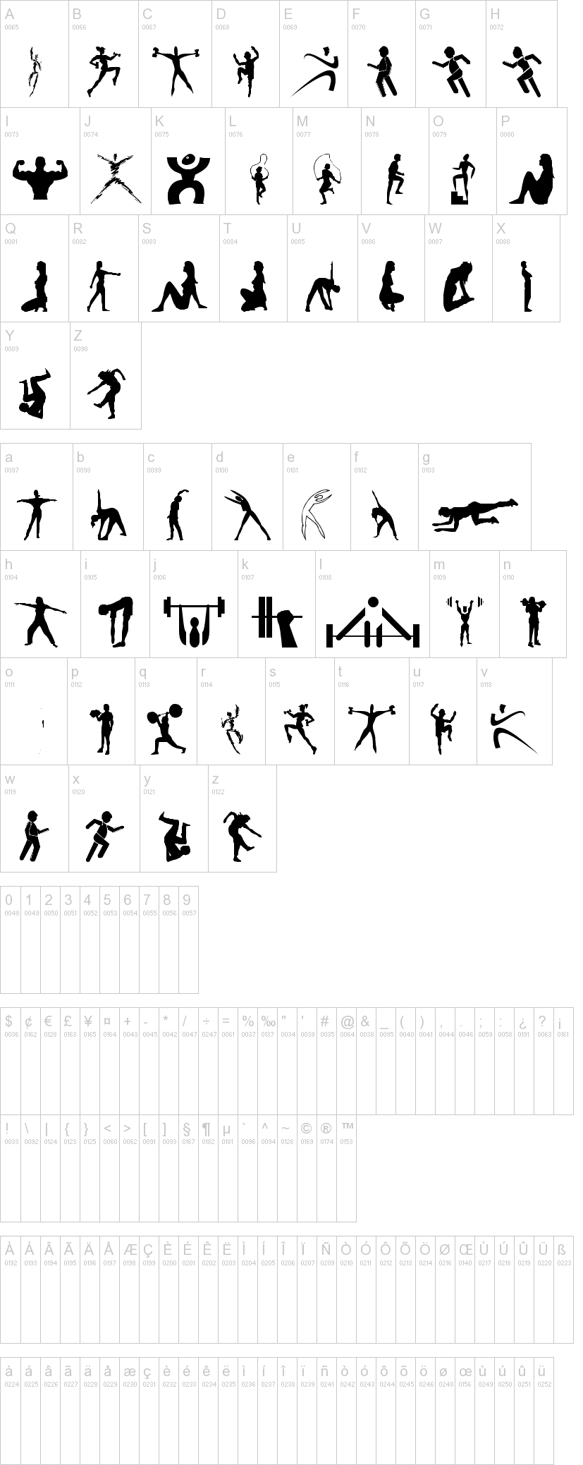 Fitness Silhouettes