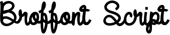 DHF Broffont Script