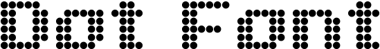 Dot Font