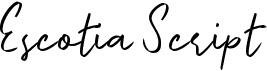 e Escotia Script