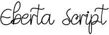 Eberta Script