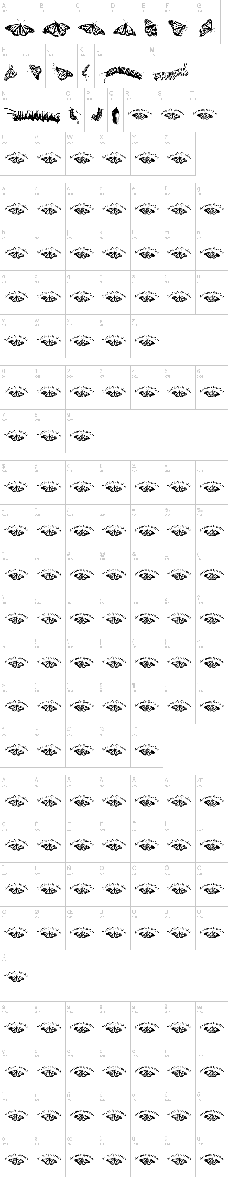 WL Royal Flutter Dingbats