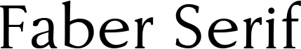 Faber Serif