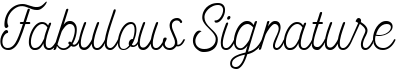 Fabulous Signature