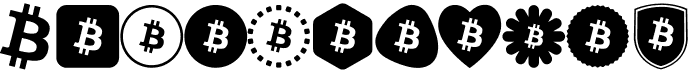 Font Bitcoin Color