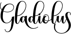 Gladiolus Script