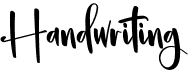 Handwriting