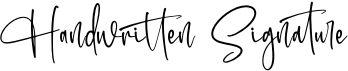 Handwritten Signature