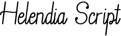 Helendia Script