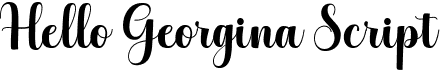 Hello Georgina Script