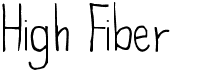 High Fiber