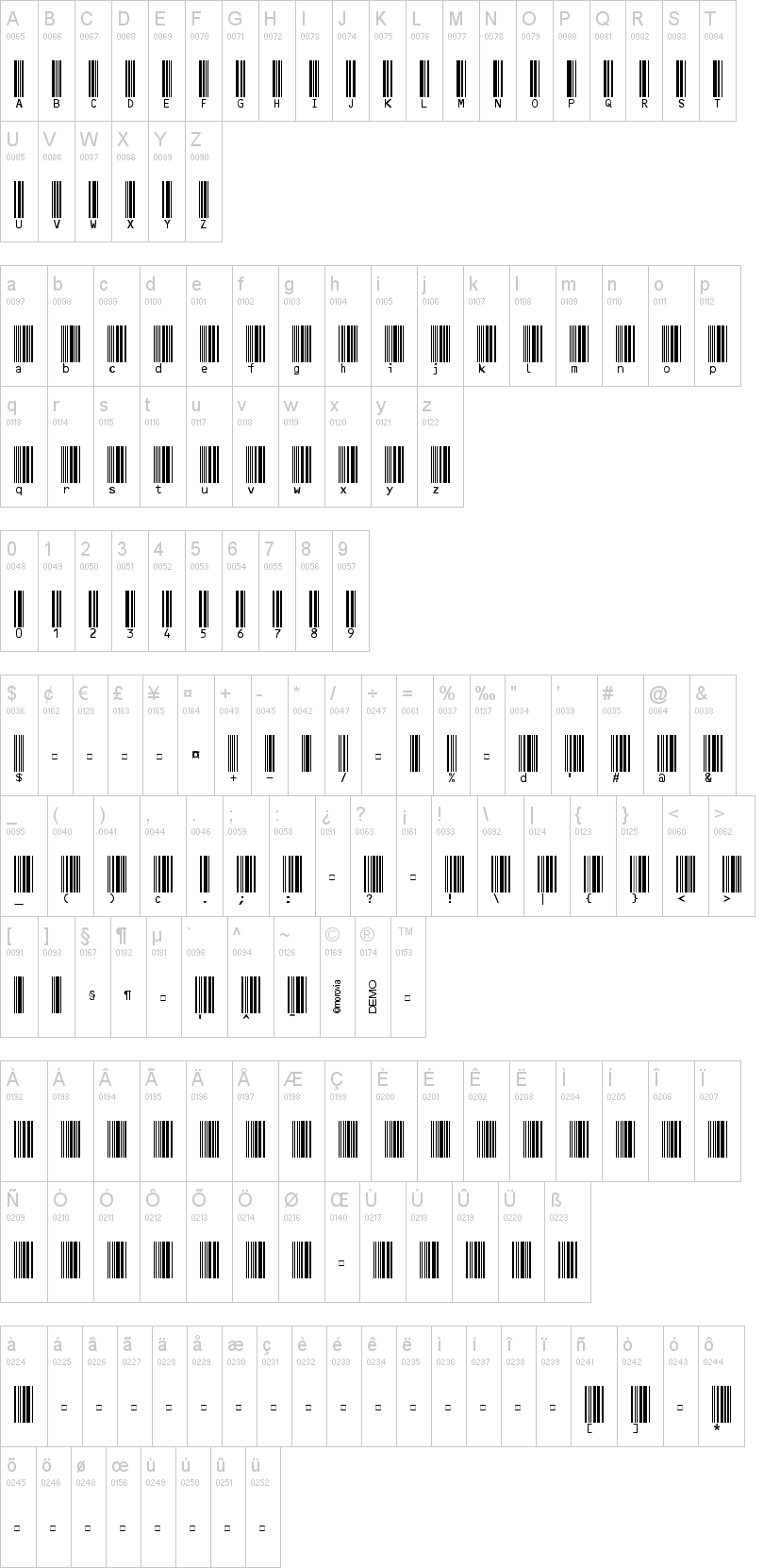 MRV Code39extMA