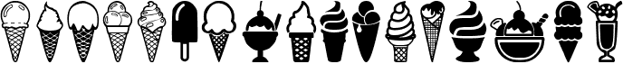 Ice Cream Icons